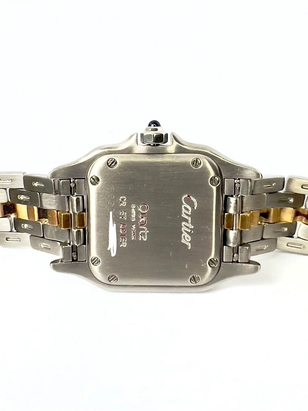 CARTIER PANTHERE Quartz 23mm 1 Row Gold 0.32TCW DIAMOND Watch White Gold